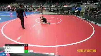 77 lbs Consolation - Cason Craft, Threestyle vs Turner Ross, Sebolt Wrestling Academy