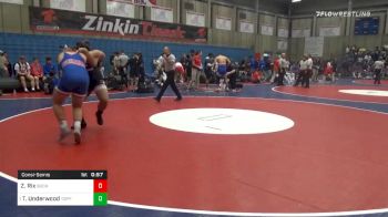 285 lbs Consolation - Zane Rix, Buchanan vs Terrell Underwood, Toppenish