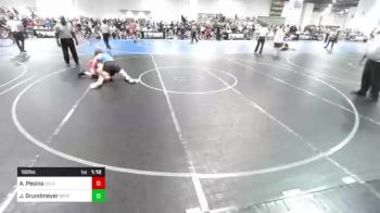 182 lbs Quarterfinal - Avian Pesina, Delano Diablos vs John Grundmeyer, Reverence Grappling