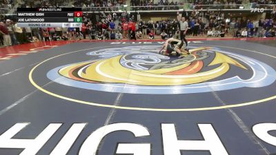 165 lbs Round Of 16 - Matthew Gish, Portland/Cromwell vs Joe Lathwood, Biddeford/Thornton Wrestling