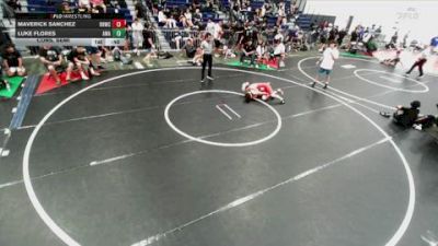 113 lbs Cons. Semi - Luke Flores, Arete Wrestling Academy vs Maverick Sanchez, Rough House Wrestling Club
