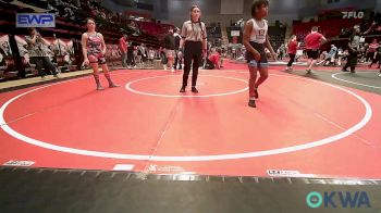 100 lbs Semifinal - Tristan Culton, Pitbull Wrestling Academy vs Joslynn White, Skiatook Youth Wrestling