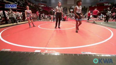 100 lbs Semifinal - Tristan Culton, Pitbull Wrestling Academy vs Joslynn White, Skiatook Youth Wrestling