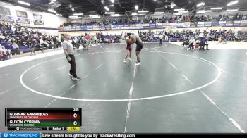 285 lbs Champ. Round 2 - Gunnar Garriques, University Of Chicago vs Guyon Cyprian, Wisconsin-Oshkosh