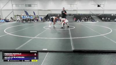 144 lbs Semis & 3rd Wb (16 Team) - Pierson Manville, Pennsylvania vs Nicholas Blackburn, Ohio Red