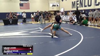 123 lbs Cons. Round 3 - Leilani Lazaro, Vanguard vs Ellabelle Taylor, Evergreen State