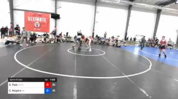 89 kg Semifinal - Sam Paar, Aviators vs Caden Rogers, Malvern Prep