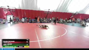 132 lbs Quarterfinals (8 Team) - Alec Newby, Bemidji vs Elijah McChain, Random Lake