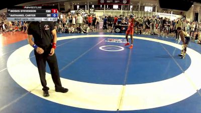 150 lbs Champ. Round 3 - Moses Stevenson, Franklin Central Wrestling Club vs Nathaniel Carter, Clarkston Wrestling Club