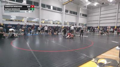 110 lbs Consolation - Christian Benevides, Warwick vs Nathan Monsalve, Clifton