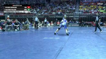 2A-165 lbs Champ. Round 2 - Ryker Dengler, West Liberty vs Olyver Fuller, Camanche