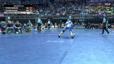 2A-165 lbs Champ. Round 2 - Ryker Dengler, West Liberty vs Olyver Fuller, Camanche