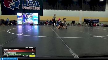 126 lbs Cons. Round 4 - Cole Krutzfeldt, Montana vs Wyatt Unser, Victory School Of Wrestling