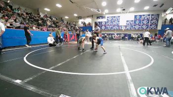 67 lbs Rr Rnd 3 - Cooper Jones, Harrah Little League Wrestling vs Grayson Schultz, Team Tulsa Wrestling Club
