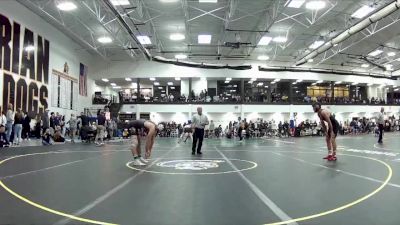 165 Freshman/Soph Semifinal - Dustin Mallory, Davenport vs Paul Hostetler, Adrian