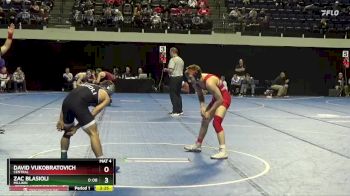 125 lbs Quarterfinal - David Vukobratovich, Central vs Zac Blasioli, Millikin