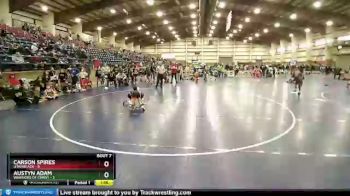 59 lbs Champ Round 1 (16 Team) - Carson Spires, Utah Black vs Austyn Adam, Warriors Of Christ