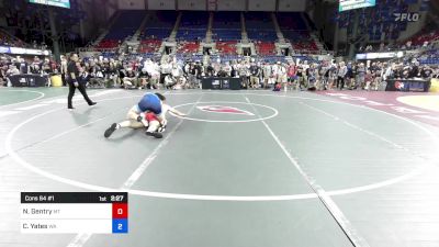 165 lbs Cons 64 #1 - Nash Gentry, MT vs Cooper Yates, WA