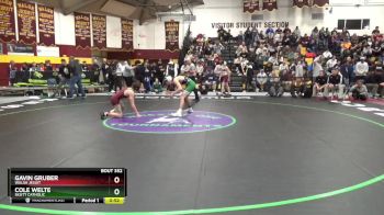 113 lbs Cons. Round 1 - Cole Welte, Skutt Catholic vs Gavin Gruber, Walsh Jesuit