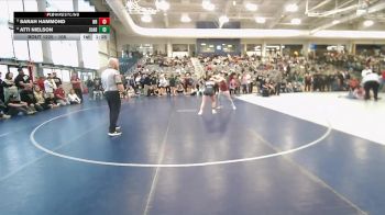 105 lbs Cons. Semi - Atti Nielson, Juab vs Sarah Hammond, Northridge