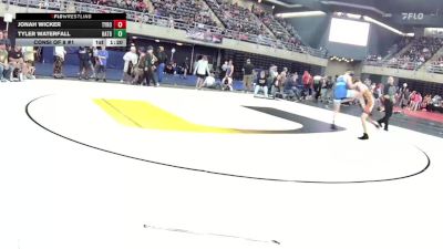 115 lbs Consi Of 8 #1 - Jonah Wicker, Tyrone vs Tyler Waterfall, Hatboro