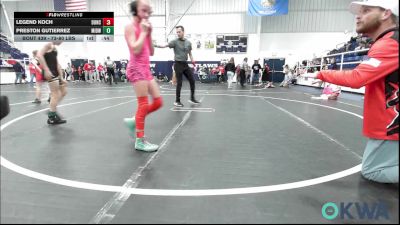 73-80 lbs Rr Rnd 4 - Legend Koch, Duncan Demon Wrestling vs Preston Gutierrez, Midwest City Bombers Youth Wrestling Club