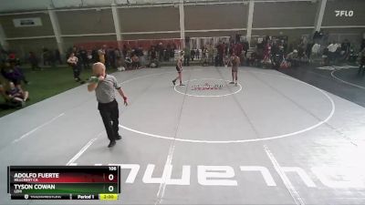 106 lbs Cons. Round 5 - Adolfo Fuerte, Hillcrest CA vs Tyson Cowan, Lehi