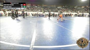 73 lbs Round Of 32 - Saw-Wah Evans, Ogden's Outlaws Wrestling Club vs Walker Diaz, Shelton Wrestling Academy
