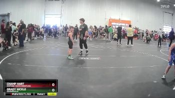 85 lbs Round 1 - Grady Nickle, Summerville vs Champ Hart, Eastside Youth Wrestling