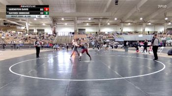 A 165 lbs 3rd Place Match - Hayden Simmons, Carter High School vs Quenston Davis, Munford High School