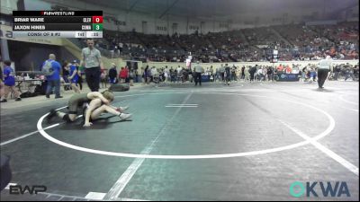 76 lbs Consi Of 8 #2 - Briar Ware, Cleveland Take Down Club vs Jaxon Hines, Comanche Takedown Club