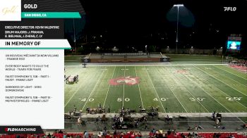 GOLD "IN MEMORY OF" at 2024 DCI Open Class World Championship