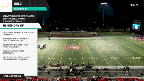 GOLD "IN MEMORY OF" at 2024 DCI Open Class World Championship