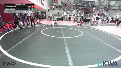 84 lbs Final - Jaxon Roller, Raw Wrestling Club vs Kace Moore, Collinsville Cardinal Youth Wrestling