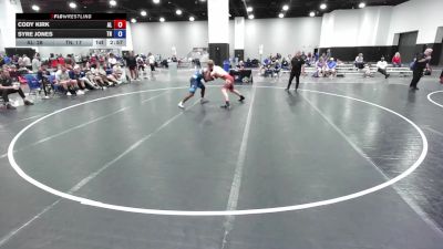 190 lbs Cody Kirk, Alabama vs Syre Jones, Tennessee