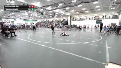 75 lbs Quarterfinal - Mason Proctor, Team Acrion vs Max Corrado, The Best Wrestler
