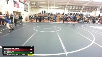 175 lbs Cons. Round 4 - Anthony Palermo, Pinnacle vs James Lujan, Safford