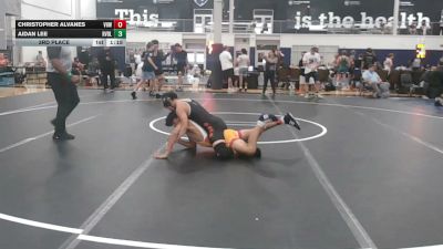 128 lbs 3rd Place - Christopher Alvanes, VHW Blue - HSC vs Aidan Lee, Revival Jokers - HSC