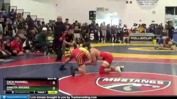 138 lbs Champ. Round 1 - Dakota Rhodes, Hemet vs Zach Maxwell, Estancia
