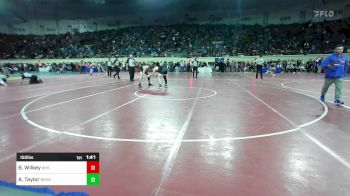 150 lbs Round Of 128 - Braden Wilkey, Blanchard High School vs Aadin Taylor, Broken Bow