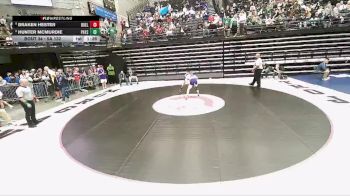 5A 132 lbs Champ. Round 1 - Braken Hester, Box Elder vs Hunter Mcmurdie, Payson