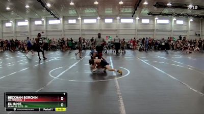 68 lbs Finals (2 Team) - Beckham Borchin, All American vs Eli Innis, Brawler Elite