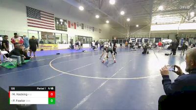 126 lbs Semifinal - Maddax Hacking, 4A - Uintah vs Perry Fowler, Sanderson Wrestling Academy