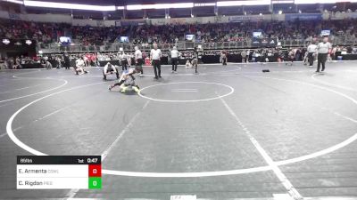 85 lbs Round Of 16 - Elijah Armenta, Cowley County Freco vs Cason Rigdon, Piedmont