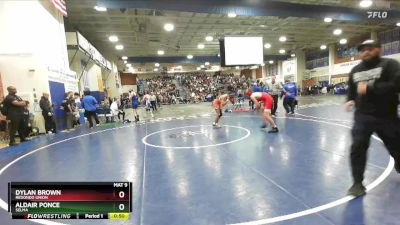 120 lbs Cons. Round 1 - Dylan Brown, Redondo Union vs Aldair Ponce, Selma