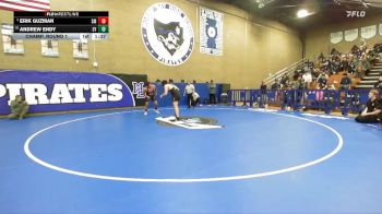 190 lbs Champ. Round 1 - Erik Guzman, Santa Maria vs Andrew Endy, Santa Ynez