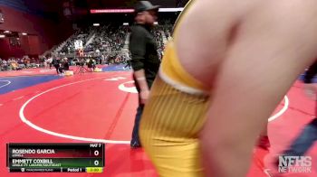 2A-215 lbs Quarterfinal - Rosendo Garcia, Lovell vs Emmett Coxbill, Lingle-Ft. Laramie/Southeast