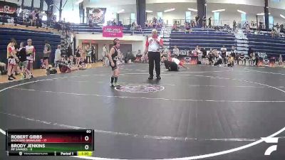 60 lbs Quarterfinals (8 Team) - BRODY JENKINS, MF Savages vs Robert Gibbs, Backyard Brawlers