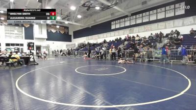 110 lbs Cons. Round 3 - Brelynn Smith, Chaparral vs Alejandra Suarez, South Hills