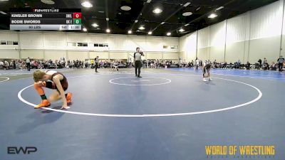90 lbs Semifinal - Kinsler Brown, Shelton Wrestling Academy 14U vs Bodie Swords, OK Elite 14U 2
